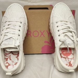 Roxy Sheilahh tennis shoe size 7.5 white